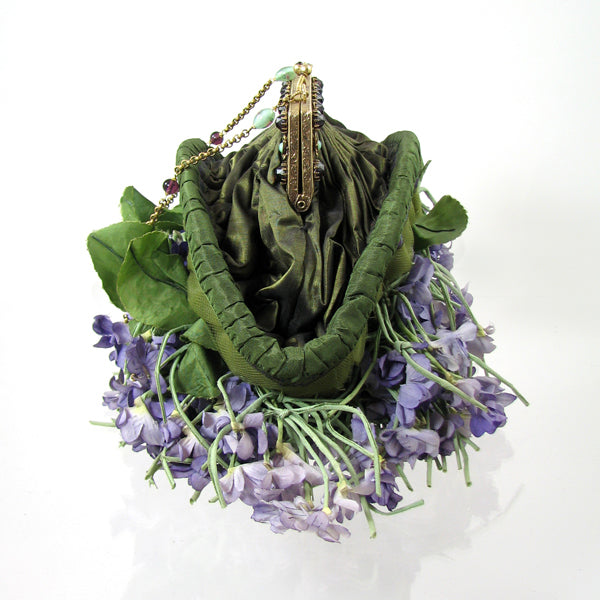 Silk Violets handbag