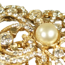 Load image into Gallery viewer, Button Pearl Bridal Hair Comb No.3