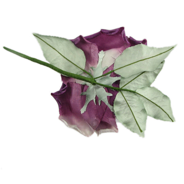 Sicilian Old Rose silk flower corsage