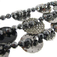 Load image into Gallery viewer, Victorian cut steel button collection bracelet.