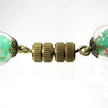 Load image into Gallery viewer, Venetian jade green bead Necklace