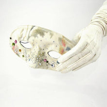 Load image into Gallery viewer, Silk velvet brocade mask