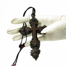 Load image into Gallery viewer, Victorian vulcanite cross