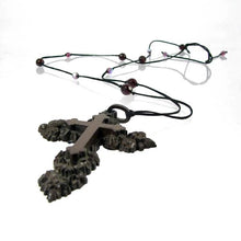 Load image into Gallery viewer, Victorian vulcanite cross