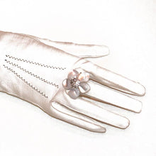 Load image into Gallery viewer, Mother of pearl, gold or rhodium plated cocktail ring