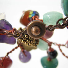 Load image into Gallery viewer, Floral Tuti–Fruti Collar Necklace