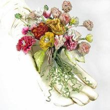 Load image into Gallery viewer, Ribbon Work Bouquet Silk Flower Corsage brooch pin