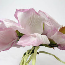 Load image into Gallery viewer, Dusky Pink Silk Flower Corsage Pin