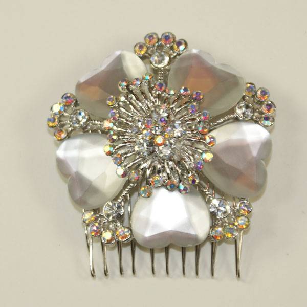 Tudor Rose Bridal Hair Comb