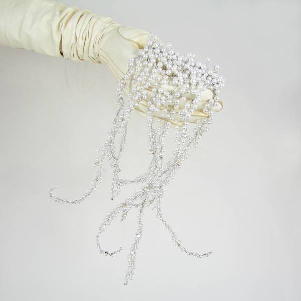 Trailing Pearl Bridal Hair Comb