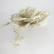 Load image into Gallery viewer, Lace Rose Silk Flower Corsage Brooch