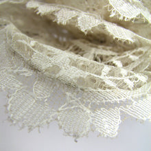 Load image into Gallery viewer, Lace Rose Silk Flower Corsage Brooch