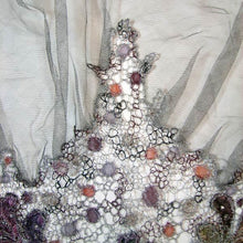 Load image into Gallery viewer, Grey Chemical Lace Scarf Shawl Limited edition