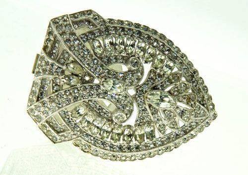 Swarovski Crystal Clip Brooch