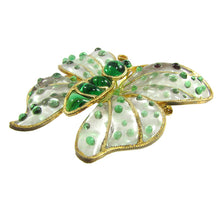 Load image into Gallery viewer, Green Spot Butterfly Brooch