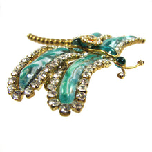 Load image into Gallery viewer, Maison Gripoix-style Fantasy Dragonfly Brooch