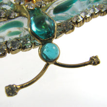 Load image into Gallery viewer, Maison Gripoix-style Fantasy Dragonfly Brooch