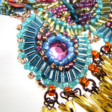 Load image into Gallery viewer, Fantasy Geisha-headed Butterfly Brooch