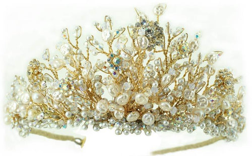 Pearl and Crystal Tiara