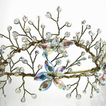Load image into Gallery viewer, Gold Crystal Tiara