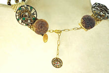 Load image into Gallery viewer, Vintage Button, Necklace   No.1