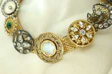 Load image into Gallery viewer, Vintage Button, Necklace   No.1