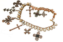 Load image into Gallery viewer, Nine Cross Necklace