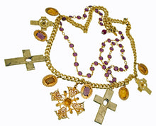 Load image into Gallery viewer, Jewelled Cross necklace