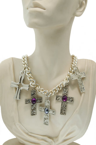 Five Cross necklace