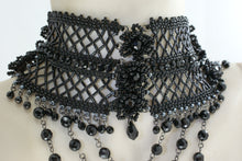 Load image into Gallery viewer, Black choker necklace