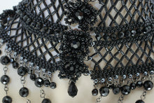 Load image into Gallery viewer, Black choker necklace