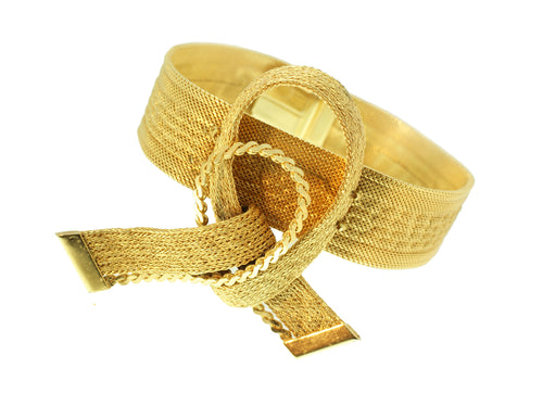 Gold plated knot bracelet No.2