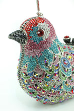 Load image into Gallery viewer, Crystal decorated bird-shaped bag