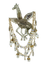 Load image into Gallery viewer, Ivory Fantasy Angel-winged Giraffe Brooch