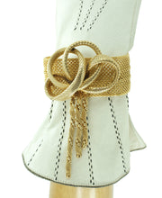 Load image into Gallery viewer, Vintage gold-plated Knot bracelet