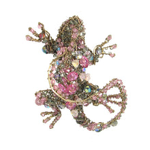 Load image into Gallery viewer, Wirework and beadwork Lizard