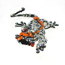 Load image into Gallery viewer, Wirework and Bead Lizard no.2