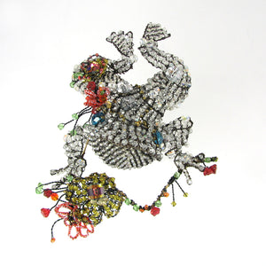 Beadwork Jewelled frog