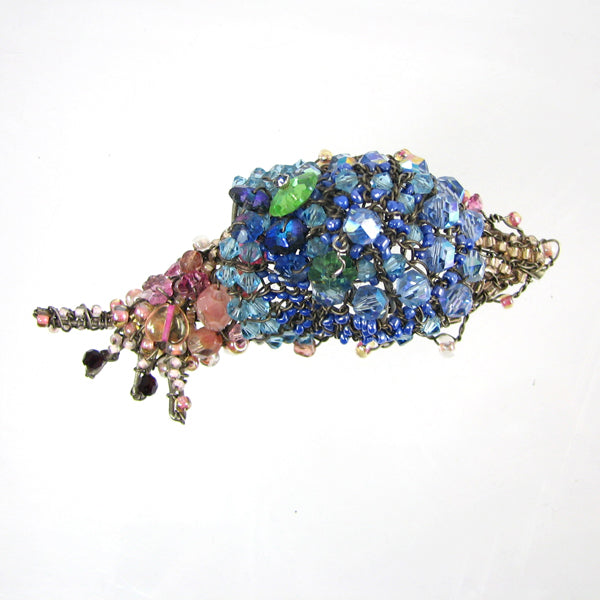 Wirework and beadwork Snail