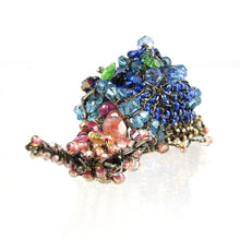 Load image into Gallery viewer, Wirework and beadwork Snail
