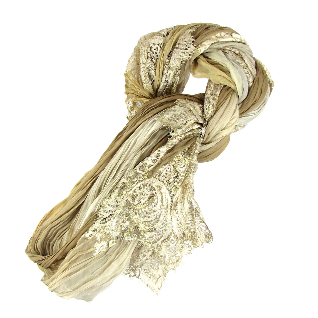 Gold Lace Shawl
