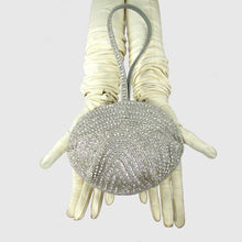 Load image into Gallery viewer, Silver Ribbon-work Handbag