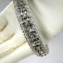 Load image into Gallery viewer, Silver Ribbon-work Handbag