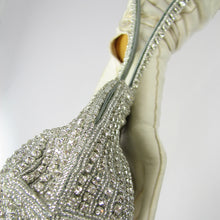 Load image into Gallery viewer, Silver Ribbon-work Handbag