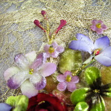 Load image into Gallery viewer, Vintage Gold Lace Basket handbag