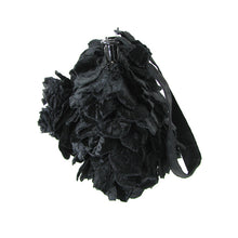 Load image into Gallery viewer, Black velvet Bag