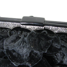 Load image into Gallery viewer, Black velvet Bag