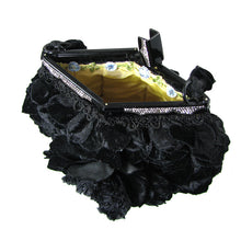 Load image into Gallery viewer, Black velvet Bag