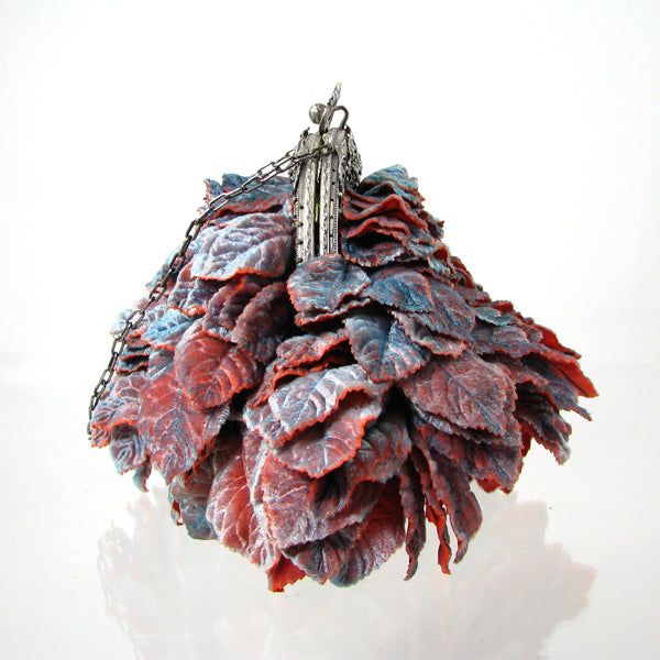 Velvet Petalled Handbag