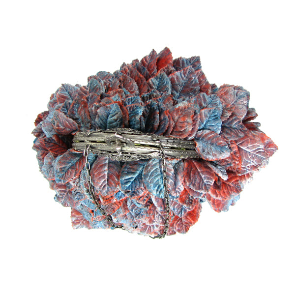 Velvet Petalled Handbag